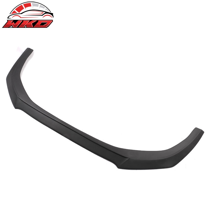 Fits 23-26 Honda Accord Sedan V3 Style Front Bumper Lip Spoiler Matte Black ABS