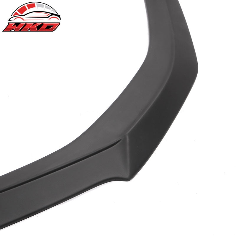 Fits 23-26 Honda Accord Sedan V3 Style Front Bumper Lip Spoiler Matte Black ABS