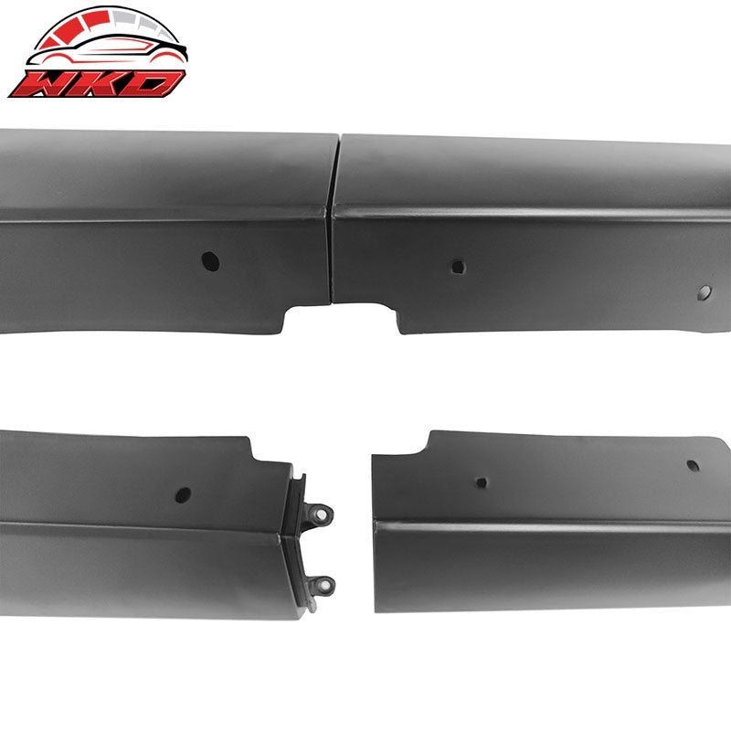 Fits 18-22 Honda Accord 4PCS Side Skirts Extension Rocker Panels PP Matte Black