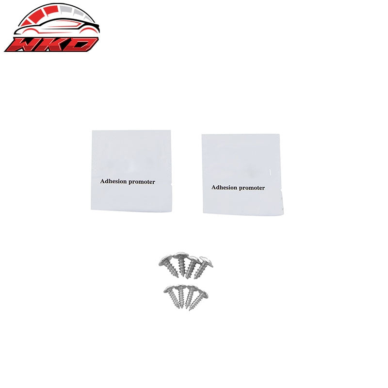For 18-20 Honda Accord V5 Style Front Bumper Lip Spoiler Matte Black PP 3PC