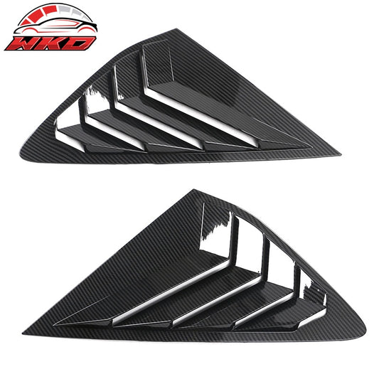 Wholesale 23-26 Honda Accord IKON Side Quarter Window Louvers ABS Carbon Fiber Print