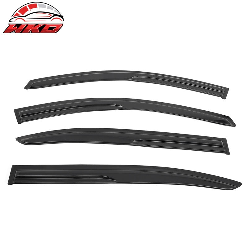 Fits 08-12 Honda Accord Sedan Mugen Style Window Visors Vent Rain Guard 4PCS