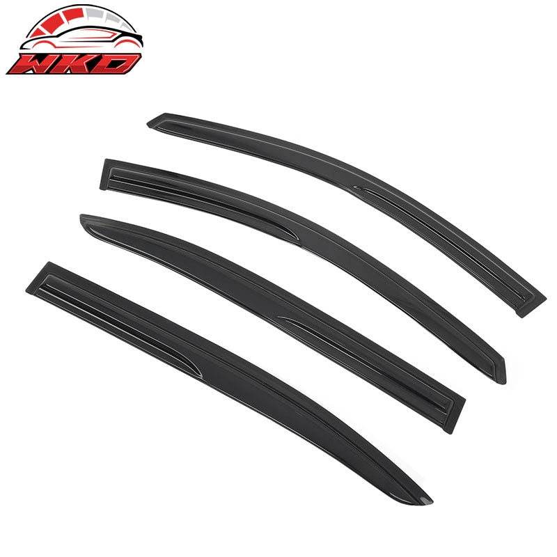 Fits 08-12 Honda Accord Sedan Mugen Style Window Visors Vent Rain Guard 4PCS