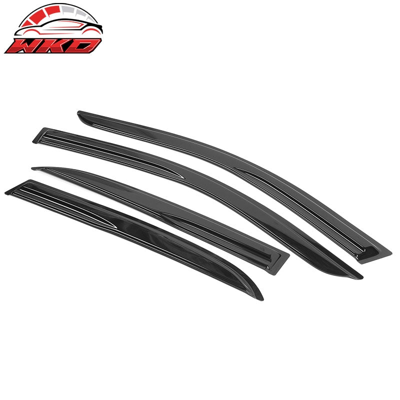 Fits 03-07 Honda Accord Sedan Mugen Style Window Visors Acrylic Rain Guard 4PC