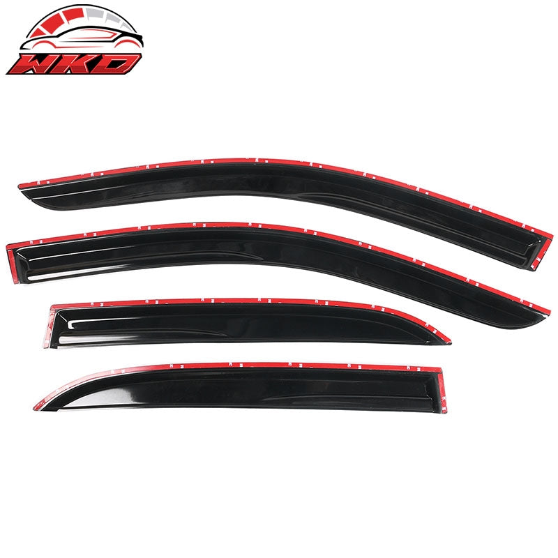 Fits 03-07 Honda Accord Sedan Mugen Style Window Visors Acrylic Rain Guard 4PC