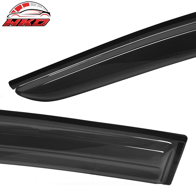 Fits 03-07 Honda Accord Sedan Mugen Style Window Visors Acrylic Rain Guard 4PC