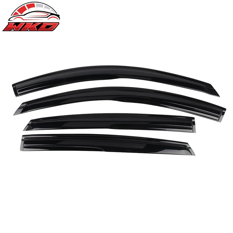 Fits 18-26 Honda Accord Mugen Style Window Visors Sun Guard Rain Deflector 4PCS