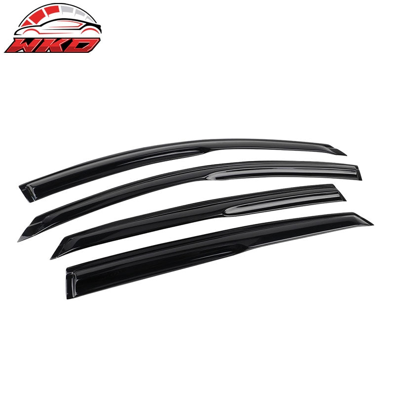 Fits 18-26 Honda Accord Mugen Style Window Visors Sun Guard Rain Deflector 4PCS