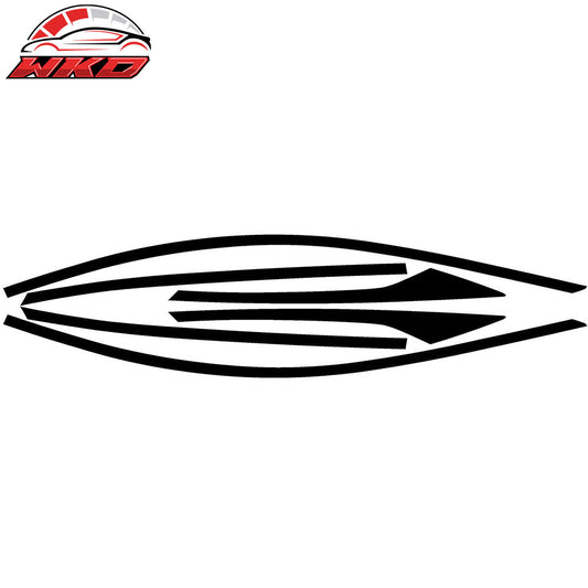 Wholesale 18-22 Honda Accord Window Trim Chrome Delete Vinyl - Gloss Black