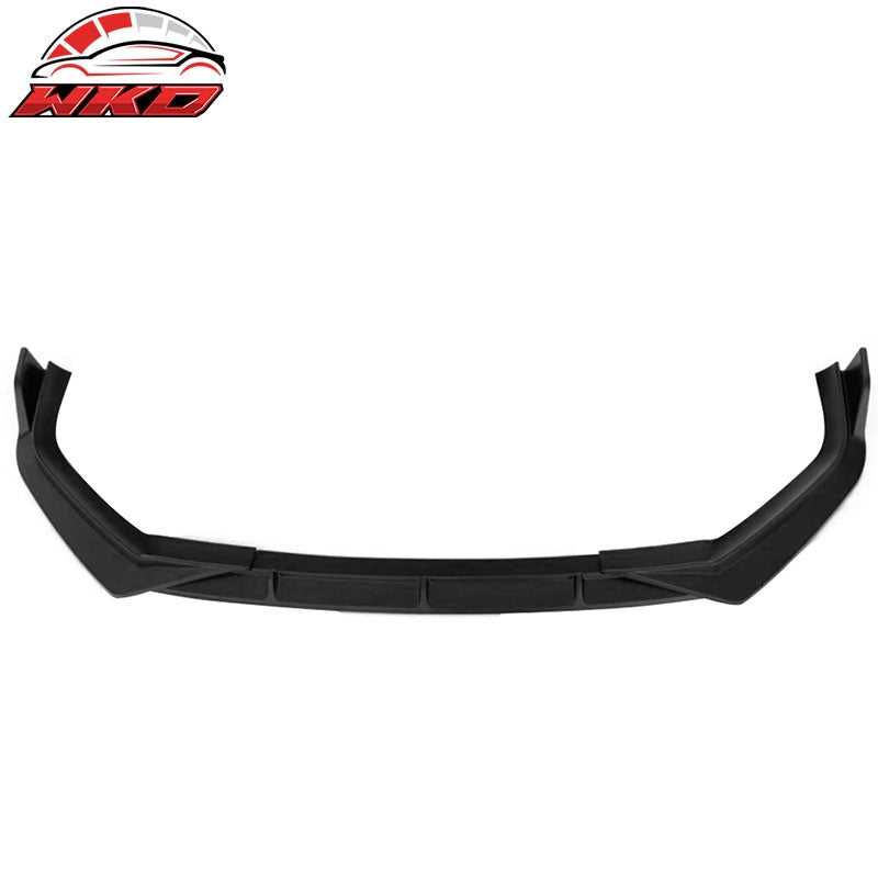 Fits 23-26 Honda CR-V CRV IKON Style Matte Black Front Bumper Lip Spoiler PP 3PC