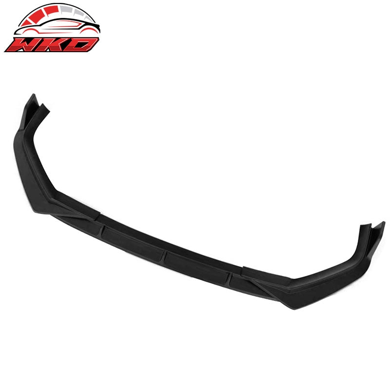 Fits 23-26 Honda CR-V CRV IKON Style Matte Black Front Bumper Lip Spoiler PP 3PC