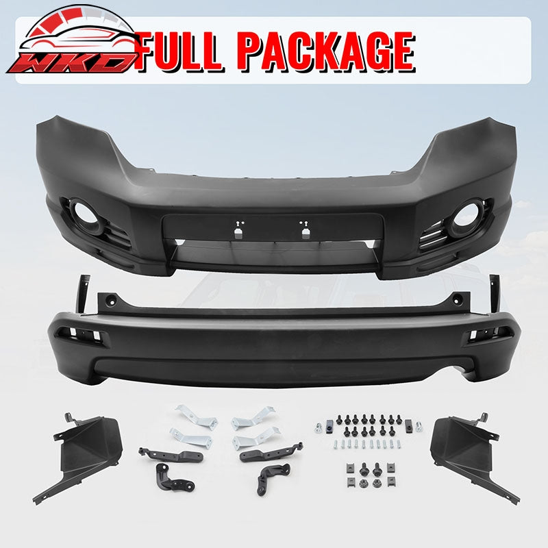 Fits 07-09 Honda CR-V CRV MD Style Front & Rear Bumper Cover Replacement PP
