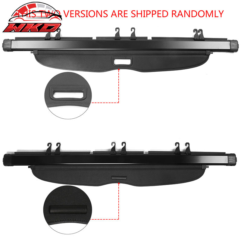 Fits 07-11 Honda CR-V OE Style Retractable Rear Trunk Privacy Cargo Cover Black