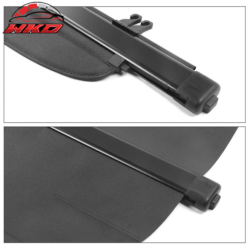 Fits 07-11 Honda CR-V OE Style Retractable Rear Trunk Privacy Cargo Cover Black