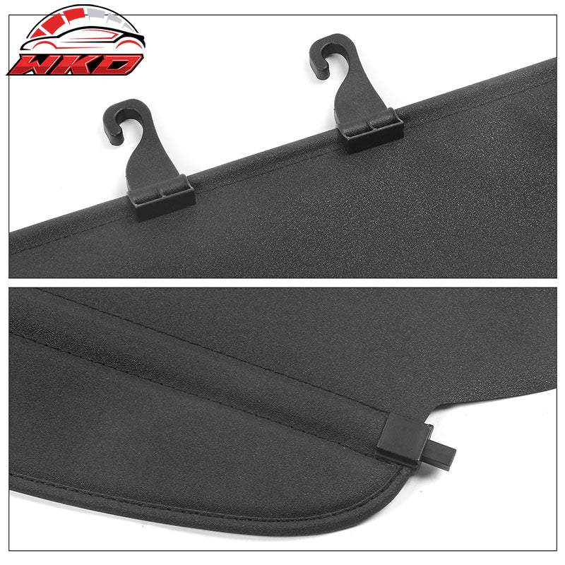 Fits 07-11 Honda CR-V OE Style Retractable Rear Trunk Privacy Cargo Cover Black