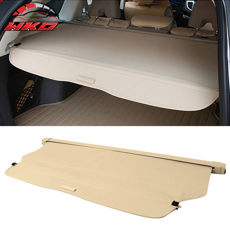 Fits 12-16 Honda CR-V OE Style Retractable Rear Trunk Cargo Cover Shield Beige