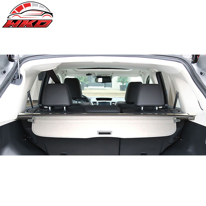 Fits 12-16 Honda CR-V OE Style Retractable Rear Trunk Cargo Cover Shield Grey