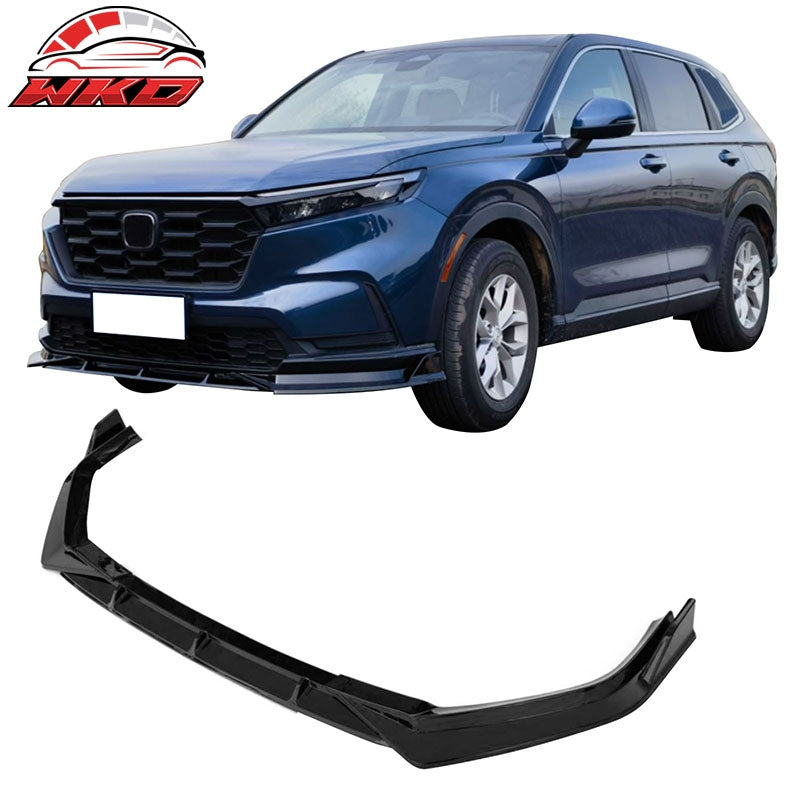 Wholesale 23-26 Honda CR-V EX EX-L LX 4DR IKON Front Bumper Lip Spoiler PP Gloss Black