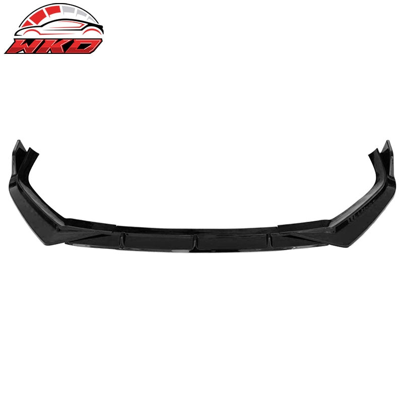 For 23-26 Honda CR-V EX EX-L LX 4DR IKON Front Bumper Lip Spoiler PP Gloss Black