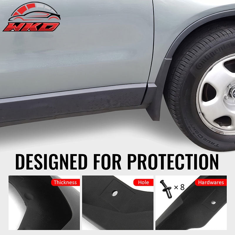 Fits 07-11 Honda CR-V Front & Rear Fender Mud Flaps Wheel Arch Splash Guards PP