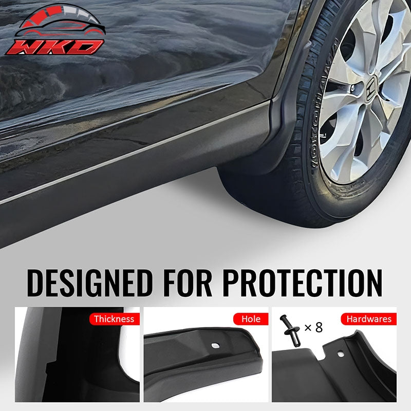 Fits 12-16 Honda CR-V Front & Rear Fender Mud Flaps Wheel Arch Splash Guards PP