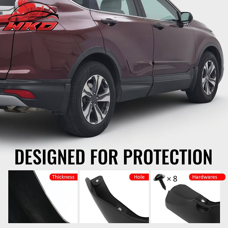 Fits 17-22 Honda CR-V Front & Rear Fender Mud Flaps Wheel Arch Splash Guards PP