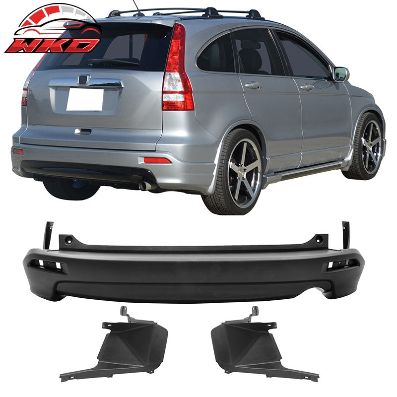 Wholesale 07-09 Honda CR-V MD Style Rear Bumper Cover Replacement & Side Bracket PP