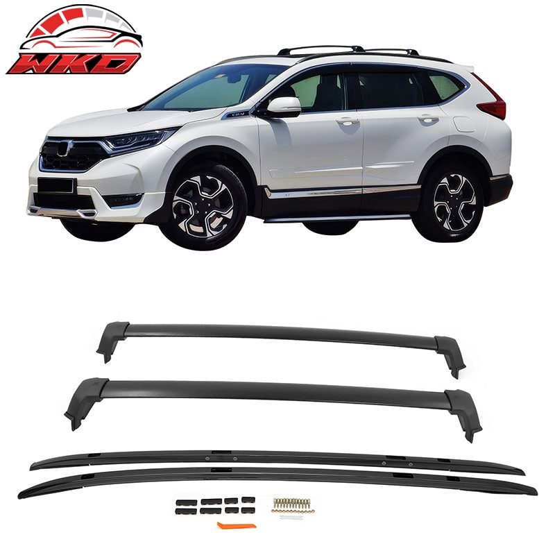 Wholesale 17-22 Honda CR-V OE Style Top Roof Rack Side Rail W/ Cross Bar Kit Aluminum
