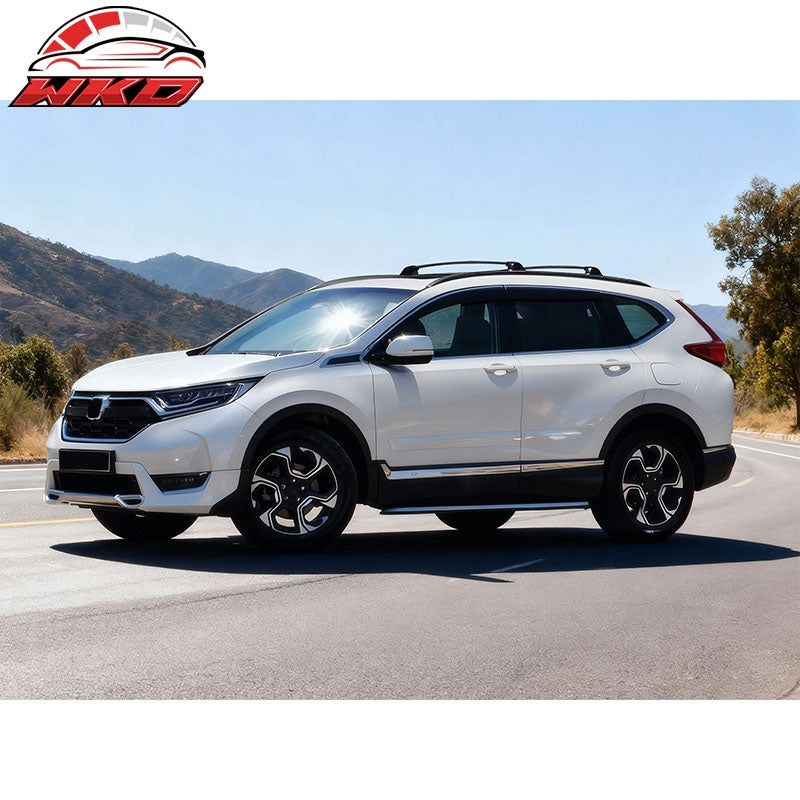 Fits 17-22 Honda CR-V OE Style Top Roof Rack Side Rail W/ Cross Bar Kit Aluminum