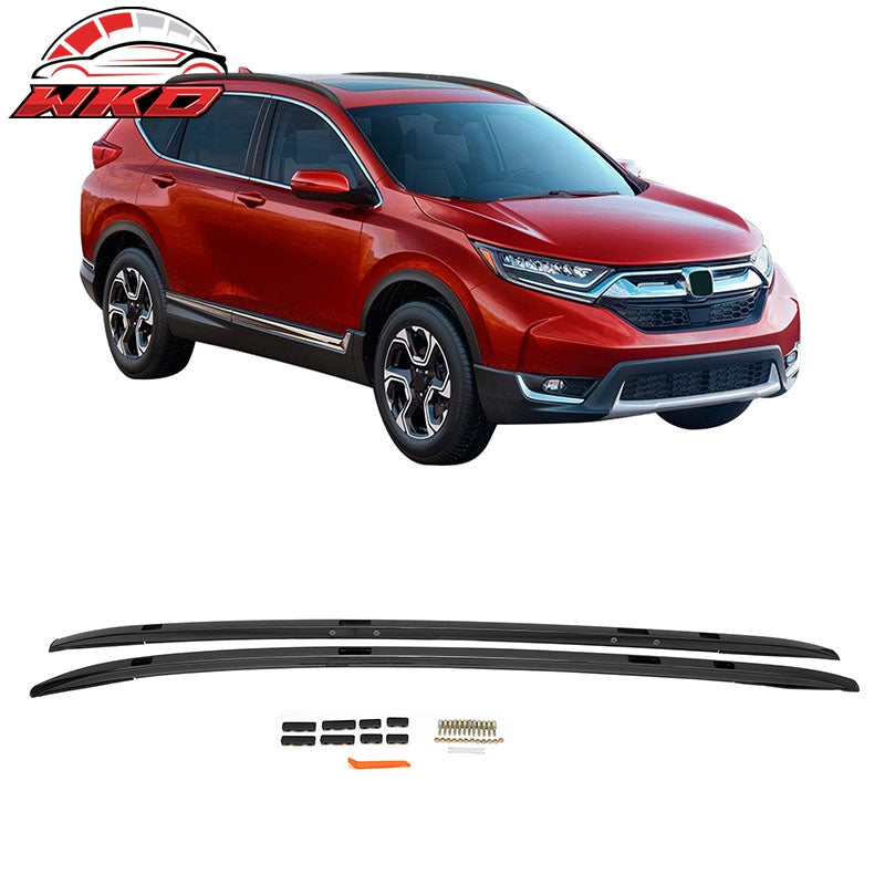 Fits 17-22 Honda CR-V OE Style Top Roof Rack Side Rail W/ Cross Bar Kit Aluminum