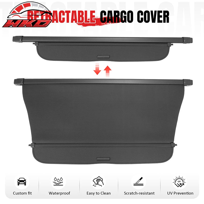 Wholesale 23-26 Honda CR-V Retractable Cargo Cover Trunk Shade Carbon Fiber Texture - Wikond Auto