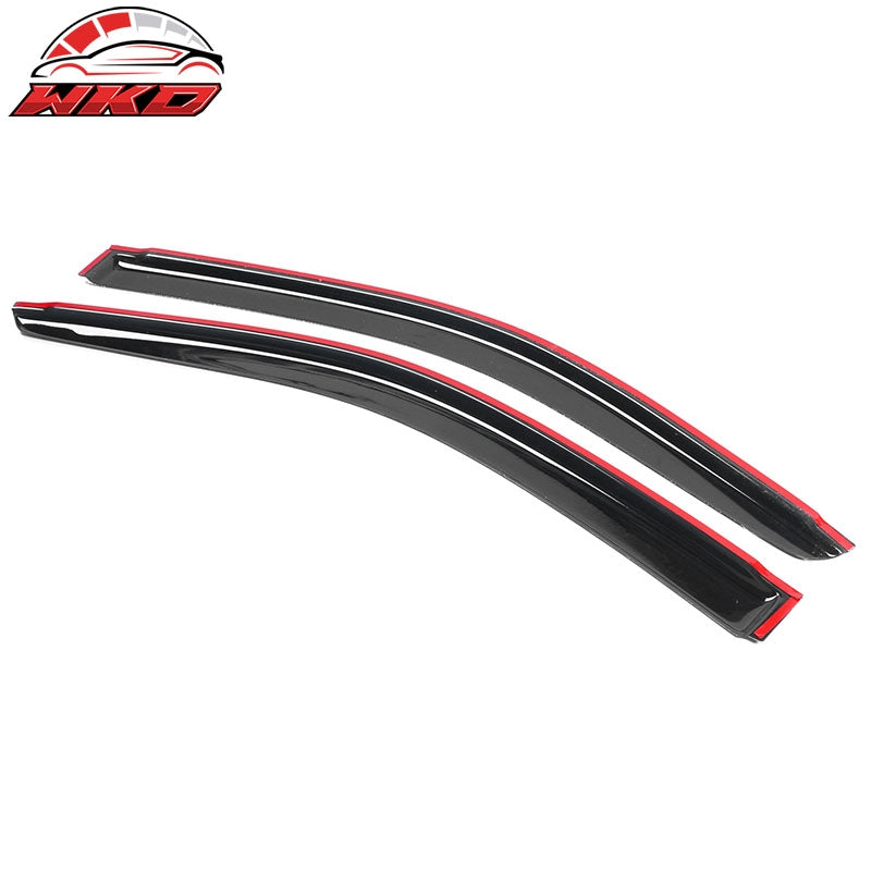 Fits 11-16 Honda CR-Z Acrylic Smoke Window Visor Vent Sun Rain Deflector Guard