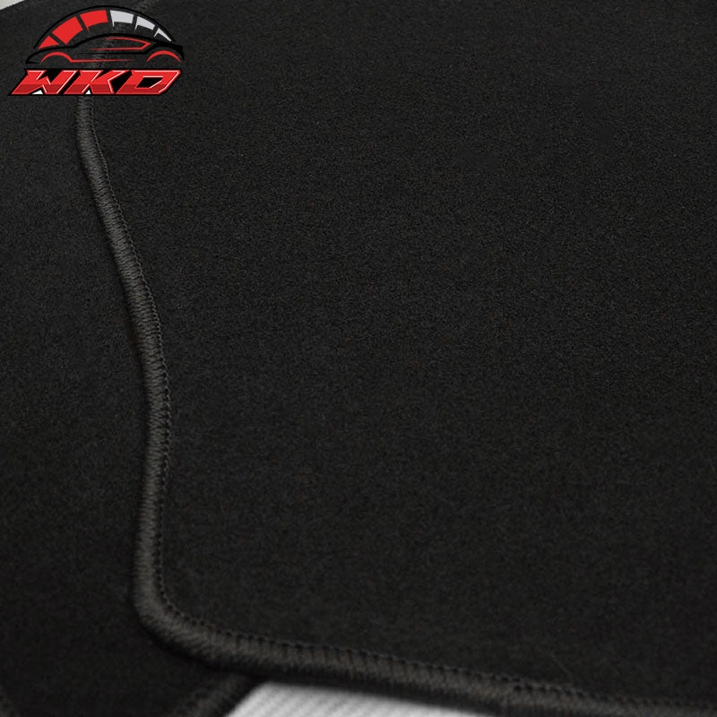 Fits 12-16 Honda CRV Black Nylon Front Rear Floor Mats Carpets 3PC