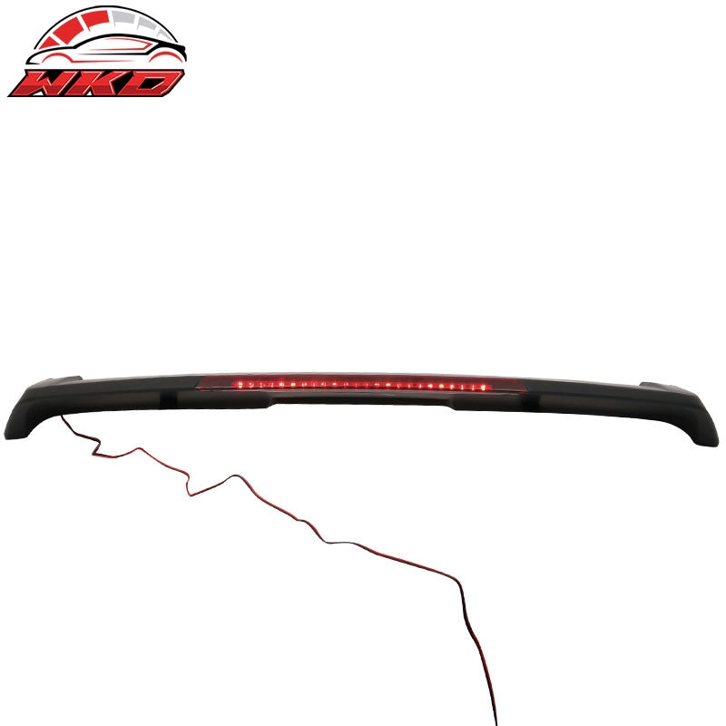 Fits 07-11 Honda CRV CR-V OE Style Trunk Spoiler w/ LED Brake Light Matte Black