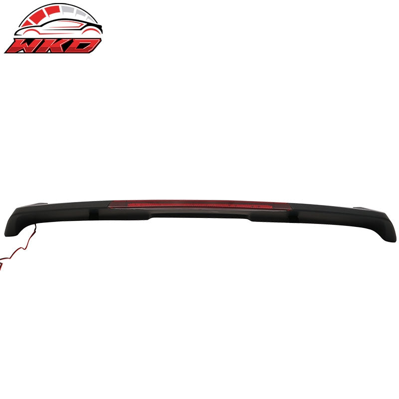 Fits 07-11 Honda CRV CR-V OE Style Trunk Spoiler w/ LED Brake Light Matte Black