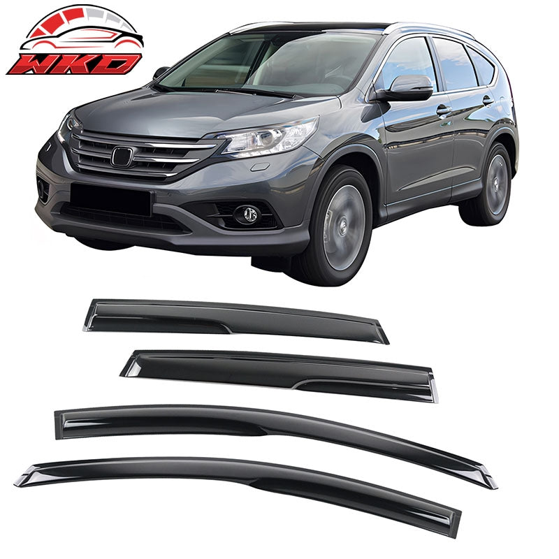 Wholesale 12-16 Honda CRV Mugen Style Window Visors Acrylic Sun Rain Guard 4Pc Set