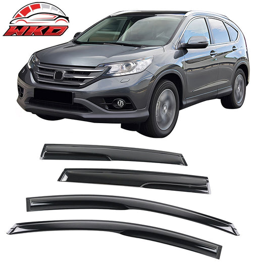 Wholesale 12-16 Honda CRV Mugen Style Window Visors Acrylic Sun Rain Guard 4Pc Set