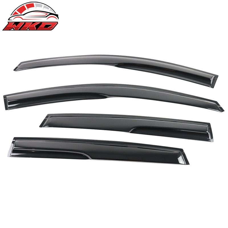 Fits 12-16 Honda CRV Mugen Style Window Visors Acrylic Sun Rain Guard 4Pc Set