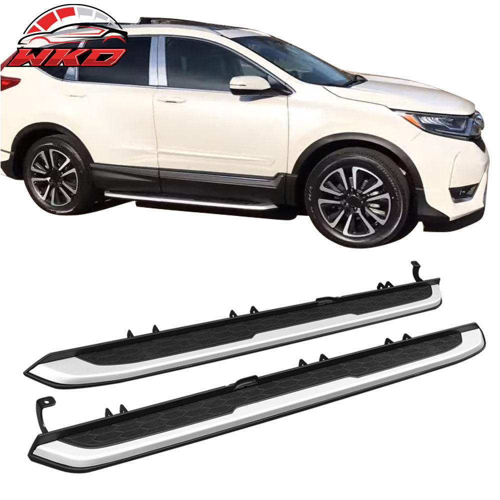 Fits 17-22 Honda CRV OE Factory Style Running Boards Side Step Bars - Aluminum