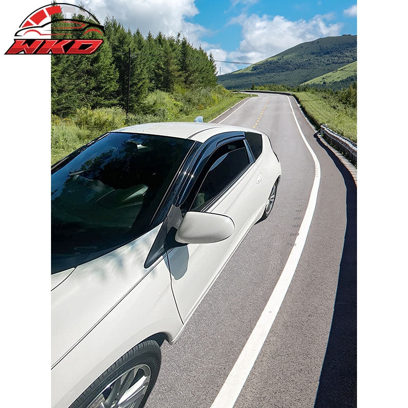 Fits 11-16 Honda CR-Z CRZ Mugen Style Acrylic Tape-On 2PCS Window Visors Vent