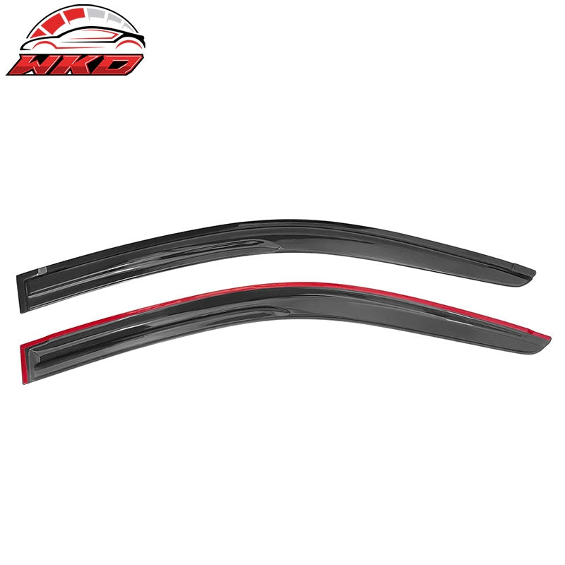 Fits 11-16 Honda CR-Z CRZ Mugen Style Acrylic Tape-On 2PCS Window Visors Vent