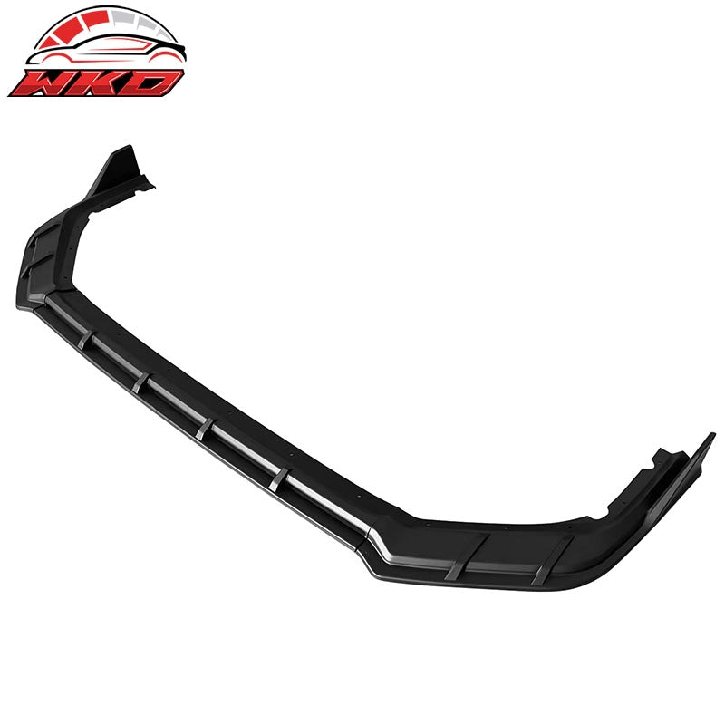 Fits 22-24 Honda Civic 11th FE-C Style Front Bumper Lip 3PC Spoiler Matte Black