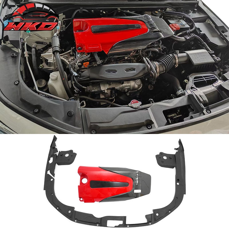 Fits 22-26 Honda Civic 11th Gen Engine Bay Side Panel +Type R Engine Valve Cover