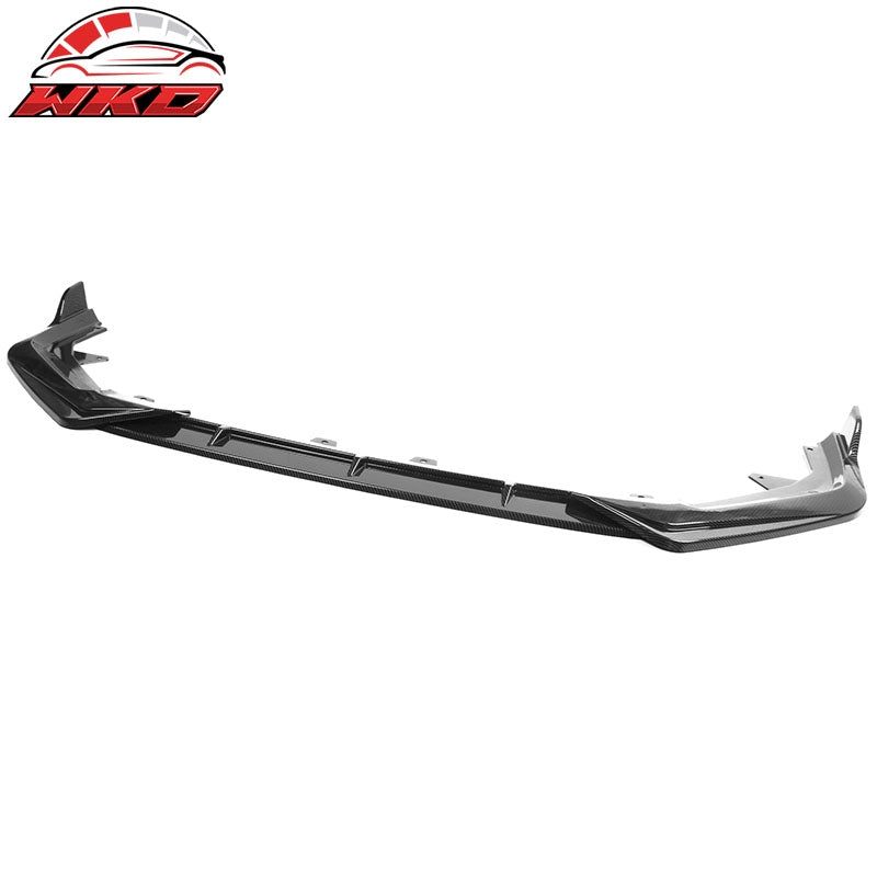 Fits 22-24 Honda Civic 11th Gen 3PC Front Bumper Lip PP Carbon Fiber Print