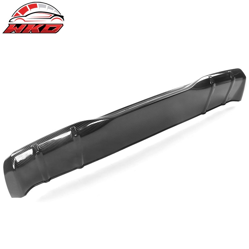 Fits 22-26 Honda Civic 11th Gen MD Rear Bumper Diffuser PP Carbon Fiber Print