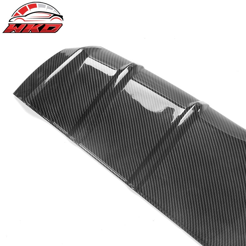 Fits 22-26 Honda Civic 11th Gen MD Rear Bumper Diffuser PP Carbon Fiber Print