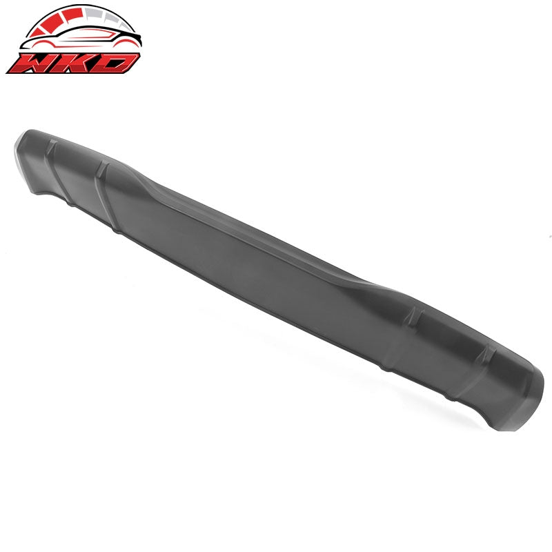 Fits 22-26 Honda Civic 11th Gen MD Style PP Rear Bumper Diffuser Lip Matte Black