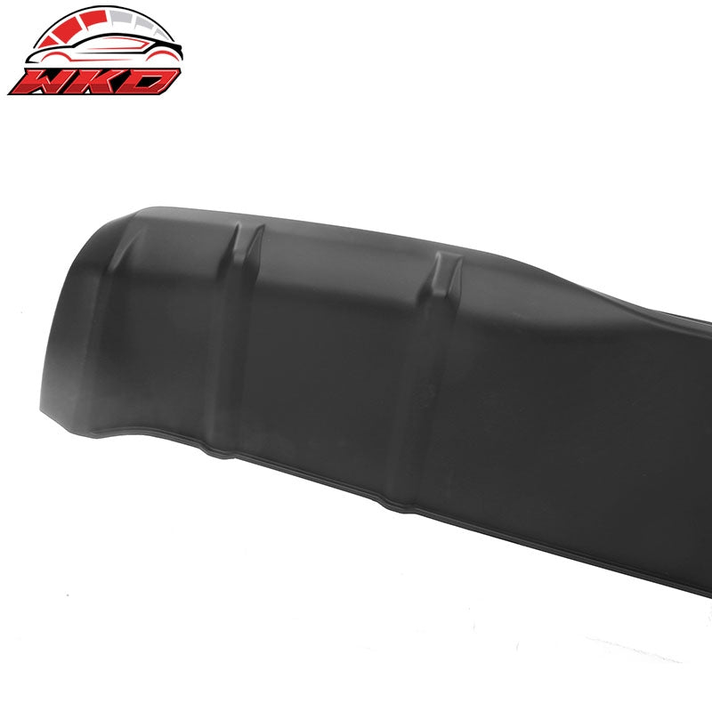 Fits 22-26 Honda Civic 11th Gen MD Style PP Rear Bumper Diffuser Lip Matte Black