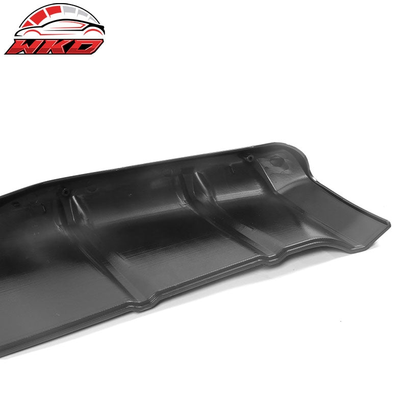 Fits 22-26 Honda Civic 11th Gen MD Style PP Rear Bumper Diffuser Lip Matte Black
