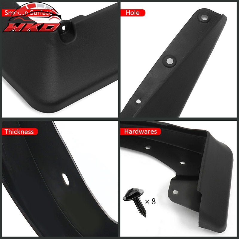 Fits 22-26 Honda Civic 11th Gen Sedan 4Dr Mud Flaps Wheel Arch Splash Guards PP